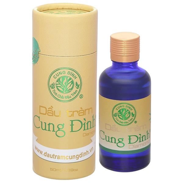 Dầu tràm Cung Đình Diamond giúp kháng khuẩn, giảm đau nhức xương, khớp